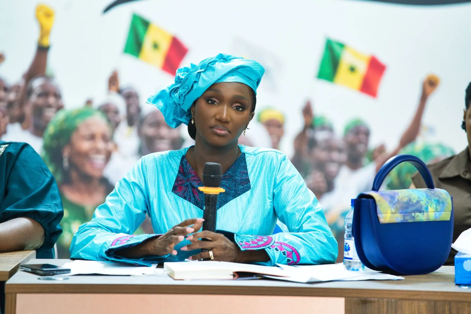 Anta Babacar Ngom DIACK lors de la réunion du Bureau politique et du Secrétariat exécutif national de ARC au siège national des Almadies