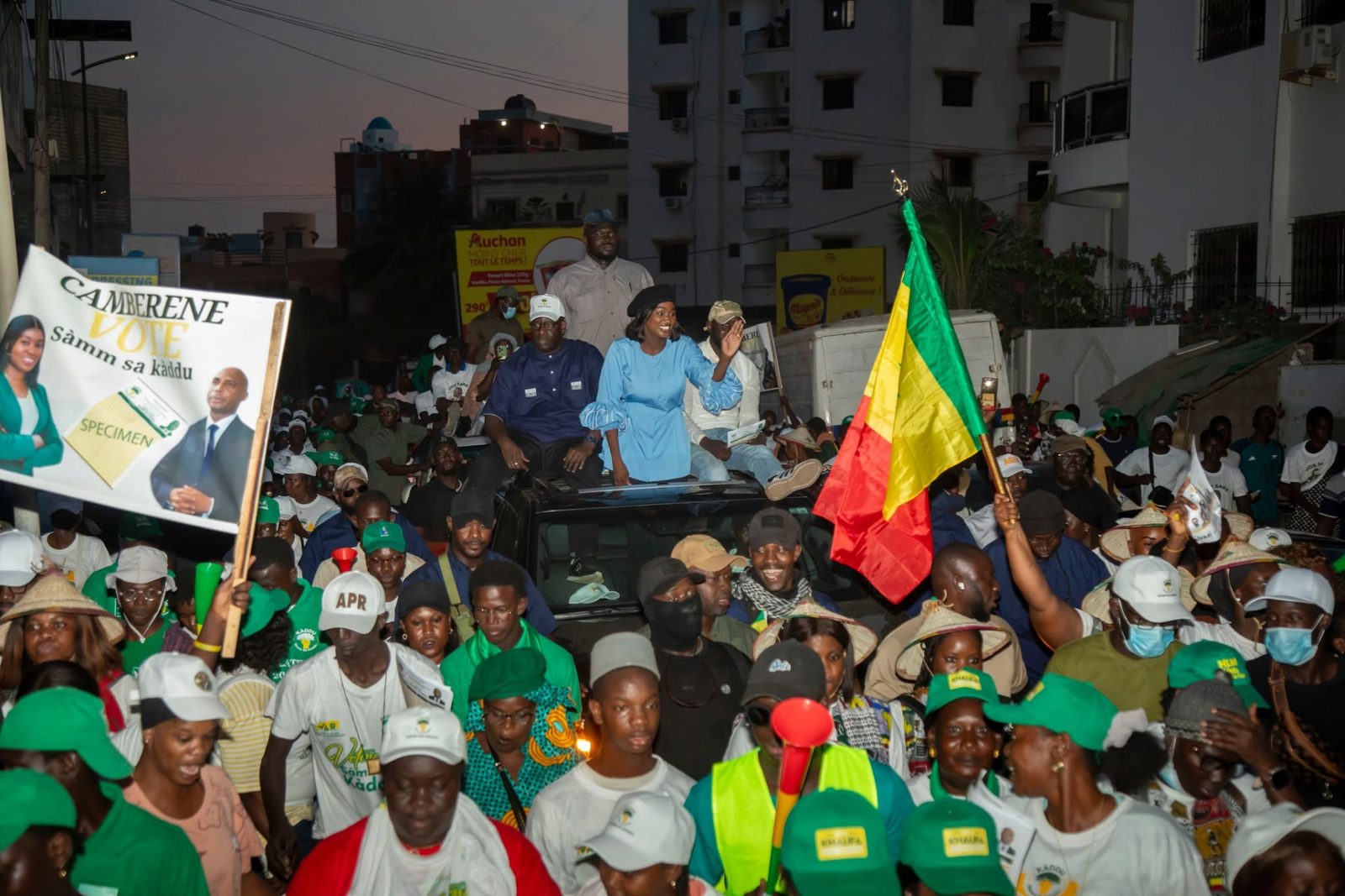 Caravane ARC — mobilisation des militants à Cambérène
